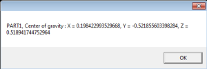 catia part center of gravity