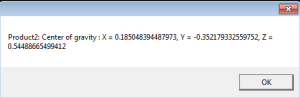catia product center of gravity
