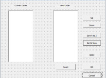 catia form to reorder components